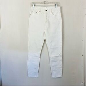 GRLFRND The Karolina White Button Fly Skinny Jeans - Size 28 NWT